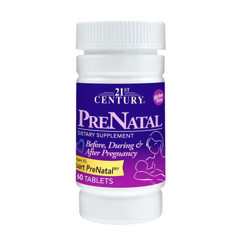21St Century Prenatal Tablets For Pregnant Women- 60 Ea